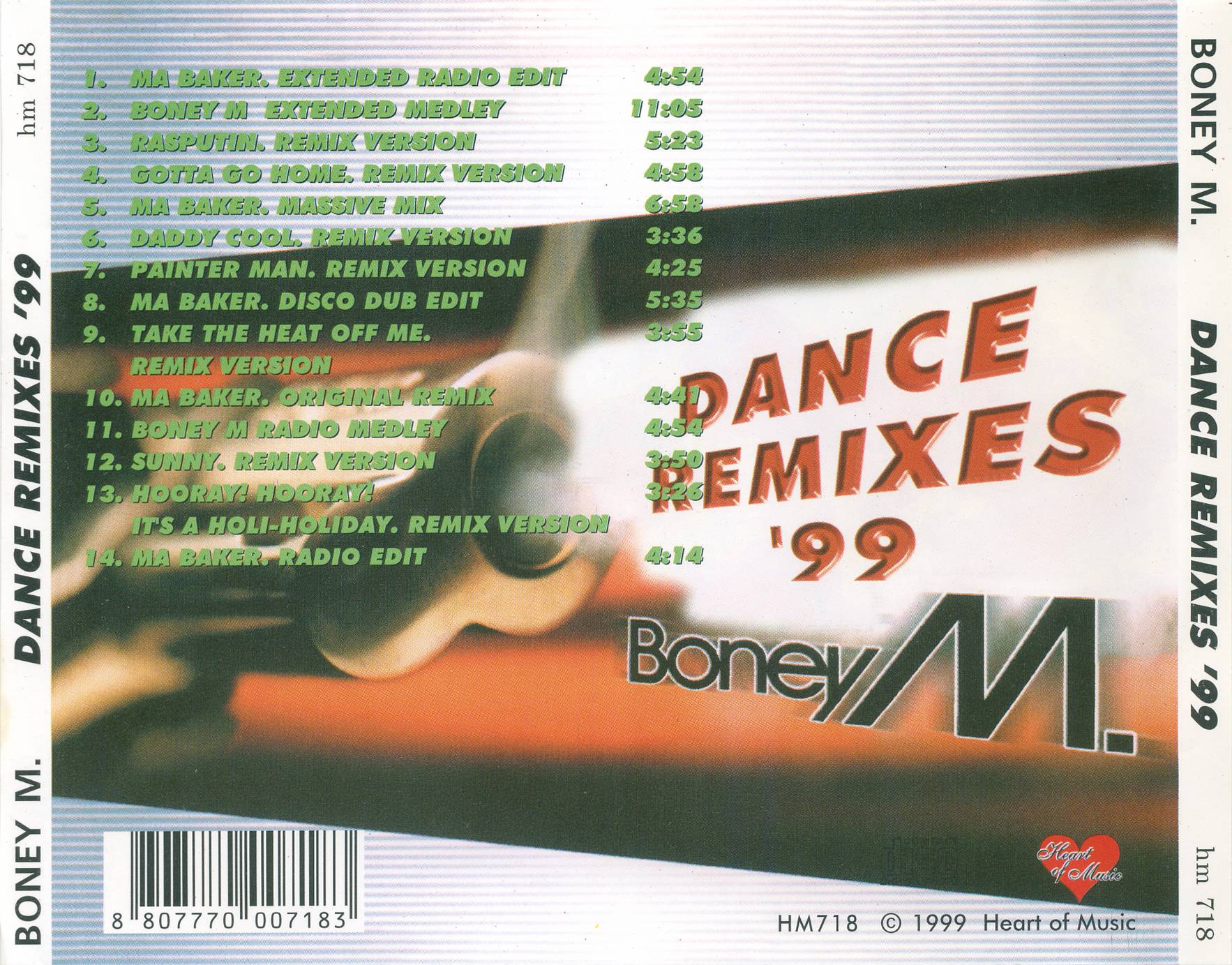 Boney M Dance Remixes 99 : Back | CD Covers | Cover Century | Over 1. ...